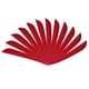 thumbnail image 3 of 12 piezas de 5 pulgadas Fletching Flecha plumas de tiro con arco pavo plumas rojas, 3 of 5