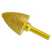 Magideal - Broca De Rebaba Con Cabezal De Molienda De Diamante, Broca De Molienda, Accesorio De Taladro, Punto Montado De Molienda Universal, Vástago De 6Mm Para 25Mm