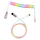 thumbnail image 5 of Cable USB de 3M que carga 2 en de conector de Metal puerto de línea de datos a USB para , Multicolor, 5 of 5