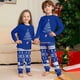 thumbnail image 3 of Conjuntos de pijamas familiares a juego, ropa de dormir, ropa para papá, mamá, niños, estampados, regalos de Navidad, conjunto de pijamas familiares a juego, pantalones de descanso, top, 2 piezas, 3 of 5