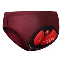 Ioensy - Mtb Bike Ropa Interior Calzoncillos Calzoncillos Hombres Acolchados Ciclismo Corto Deep Red M