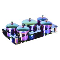 Ioensy - 5 Recipientes Para Lavar Esmalte De Uñas, Para Monómero Quitaesmalte, De Colores.