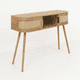 thumbnail image 1 of Escritorio Siena Rattan - Natural, 1 of 7