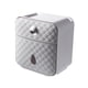thumbnail image 3 of Soporte De Papel Higiénico Decoración Organizador Caja De Almacenamiento Para Baño Hotel Gris, 3 of 3