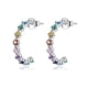 thumbnail image 1 of Aros Plata Mujer Arcoiris, 1 of 3