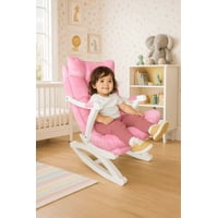 Muebles New - Silla Mecedora Coquette De Niña