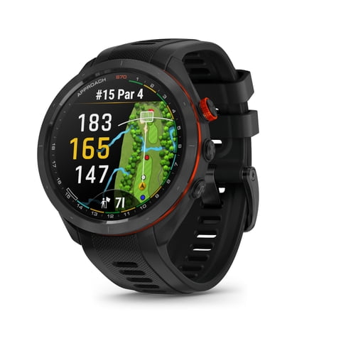 Bisel Cerámico Negro Smartwatch Garmin Approach® S70-47 Mm