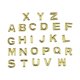 thumbnail image 2 of 26x Letra A-Z Remaches De Remaches Metálicos Para Cinturones, Bolsos, Prendas De Vestir, Decoración Artística, 2 of 5