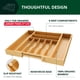 thumbnail image 4 of Organizador de cajones de cocina Royal Craft Wood Bamboo con 9 ranuras, 4 of 9