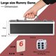 thumbnail image 2 of Set de azulejos Rummy Doublefan Rummy 106 con funda de aluminio, 2 of 7