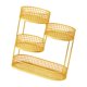 thumbnail image 2 of Cesta De Fruta De Metal Para Fiestas, Soporte De Fruta De Hierro Forjado, Soporte Para Servir Que Ahorra Espacio, Dorado, 2 of 5