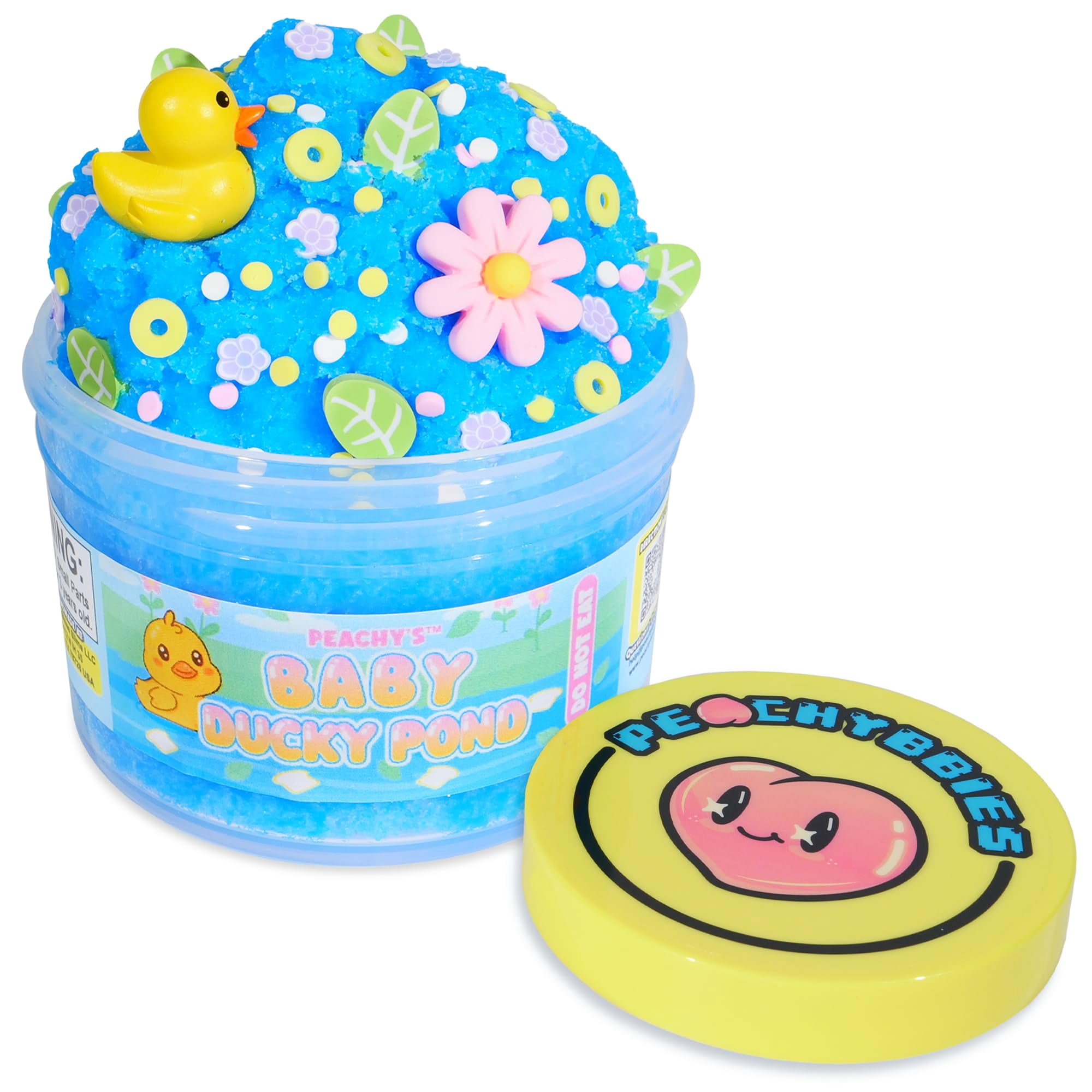 Slime Peachybbies Baby Ducky Pond Cloud, 200 Ml, Fabricado En Ee. Uu.