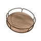 thumbnail image 5 of Bandeja De Madera Giratoria Organizador De Estante De Especias Giratorias Para La Despensa Del Escritorio Del Gabinete 11 Pulgadas, 5 of 5