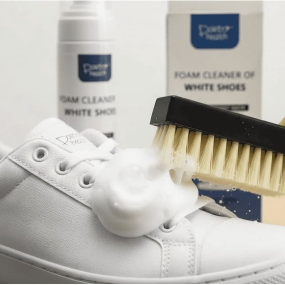 Kit De Limpieza Zapatillas Blancas Espuma Blanqueadora