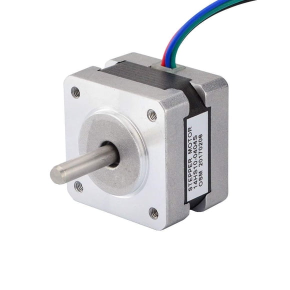 Motor paso a paso STEPPERONLINE Nema 14, 1,8 grados, bipolar, 12 V, 0,4 A.