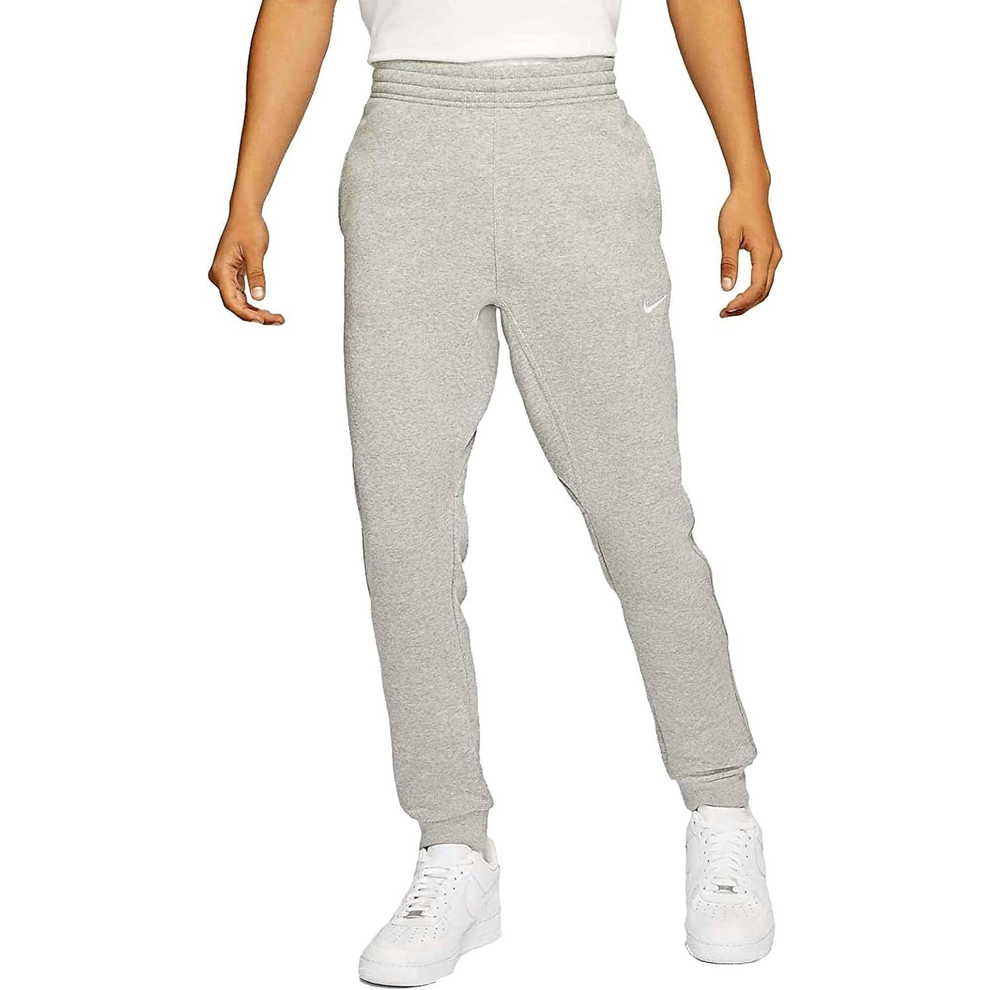 Pantalones Deportivos Nike Club Para Hombre, Color Gris Oscuro/blanco, Talla S