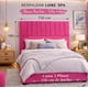 thumbnail image 3 of Respaldo 2 Plazas Lineal - Felpa Fucsia LORE | Diseño Tubular Moderno, 3 of 3
