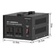 thumbnail image 2 of Transformador Inversor Voltaje 110v - 220v De 1000 Watts, 2 of 3