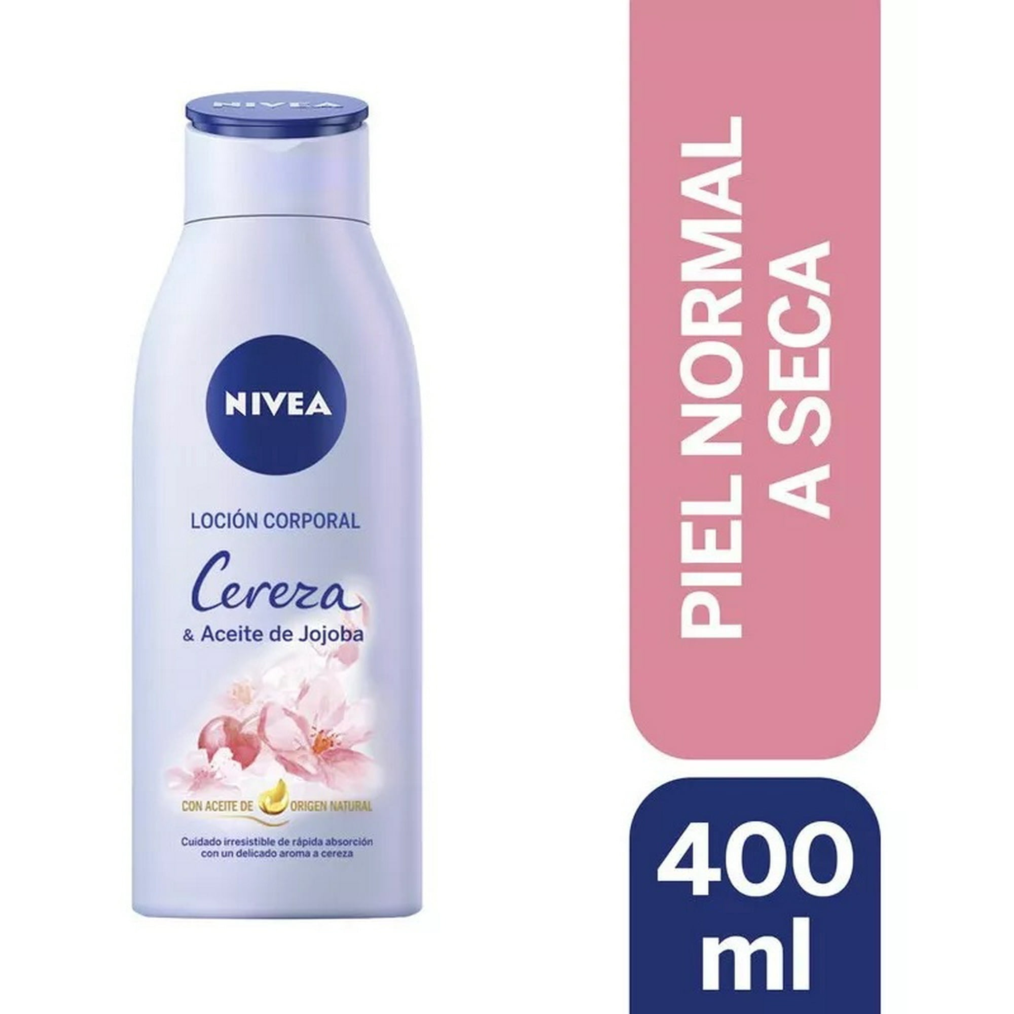 Loción Corporal Nivea Cereza & Aceite De Jojoba 400Ml