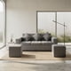 thumbnail image 1 of Living Vera 3 cuerpos + 2 pouf Tela Gris, 1 of 2