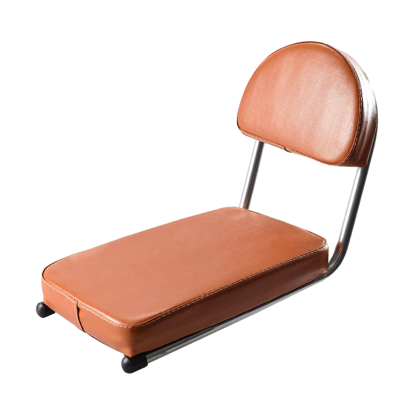 Ioensy - Cojín Para Asiento De Bicicleta, Asiento De Bicicleta Con Respaldo Para Viajes, Montar En Bicicleta De Montaña, Color Marrón