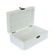 thumbnail image 1 of Caja para té de madera tallada blanca, 1 of 4