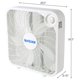 thumbnail image 3 of Ventilador Eléctrico Hurricane Paquete de 2 Unidades 20" 3 Velocidades 2400 CFM Blanco, 3 of 9