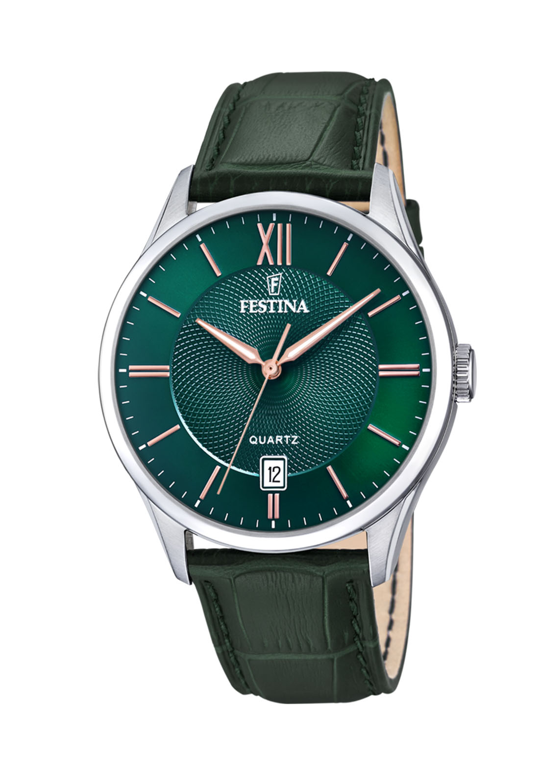 Reloj F20426/7 Festina Verde Hombre Acero Clásico