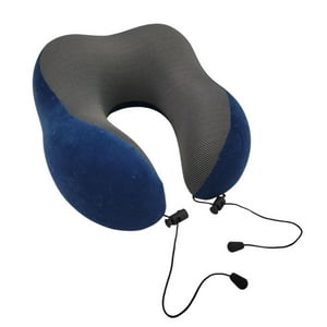 Maxcare - Almohada De Viaje Ergonómetrica Comfort Azul