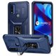 thumbnail image 1 of Funda Armada para Motorola Moto G Power 2022 con Tapa Deslizante y Soporte Magnético Giratorio Azul, 1 of 5