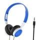 thumbnail image 2 of Auriculares Montados En La Cabeza Interfaz Estéreo De 3,5 Mm Para Ni?as Ni?o Azul Sin Micrófono, 2 of 5