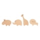 thumbnail image 1 of Juego De Colgador Ganchos De Pared Animales Madera Café, producto surtido 1 un, 1 of 1