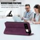thumbnail image 3 of Funda Billetera para Google Pixel 8 Imán y Resistente Morado, 3 of 6