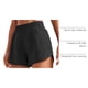 thumbnail image 4 of Shorts CRZ YOGA Dolphin tiro alto 3" secado rápido negro S, 4 of 8