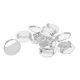 thumbnail image 3 of 10 piezas de broche de 25 mm haciendo bandejas de ajuste de bisel de cabujón en blanco para placa blanca, 3 of 5