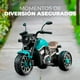 thumbnail image 4 of Moto Eléctrica Para Niños Motocicleta Clásica Luz Y Sonidos Cian, 4 of 5