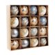 thumbnail image 3 of 16x Bolas Colgantes Para árbol De Navidad, Adornos, Colgantes Para Festivales De Porche En El Patio, Azul Y Blanco, 3 of 5