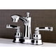 thumbnail image 2 of Grifo para lavabo Kingston Brass Royale FB7611FL cromado de 4 pulgadas, 2 of 3