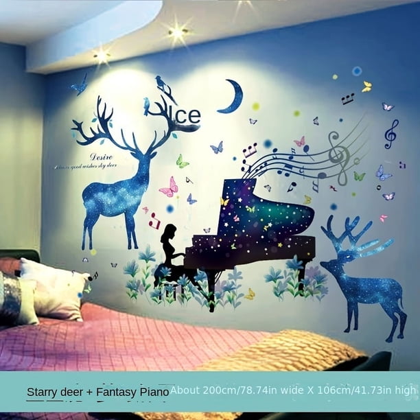 1pc 3D Three-dimensional Wall Stickers Stickers Bedroom Background Wall Room Decorations Self-adhesive Wallpaper
