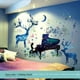 thumbnail image 1 of 1pc 3D Three-dimensional Wall Stickers Stickers Bedroom Background Wall Room Decorations Self-adhesive Wallpaper, 1 of 3