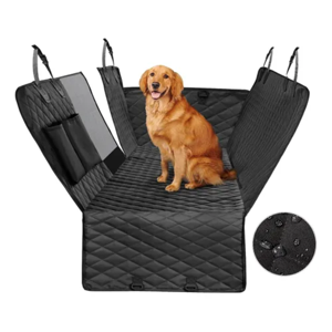 Genérico - Funda Para Perro Para Asiento Trasero Con Ventana De Malla