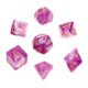 thumbnail image 1 of Juegos De Mesa De Dados Poliédricos Juegos Familiares De Dos Colores Para Dnd Rpg Blanco Púrpura, 1 of 5