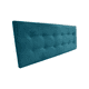 thumbnail image 2 of Respaldo Elegante 1 Plaza Capitone 105x60 Cm Turquesa Felpa Botones, 2 of 3