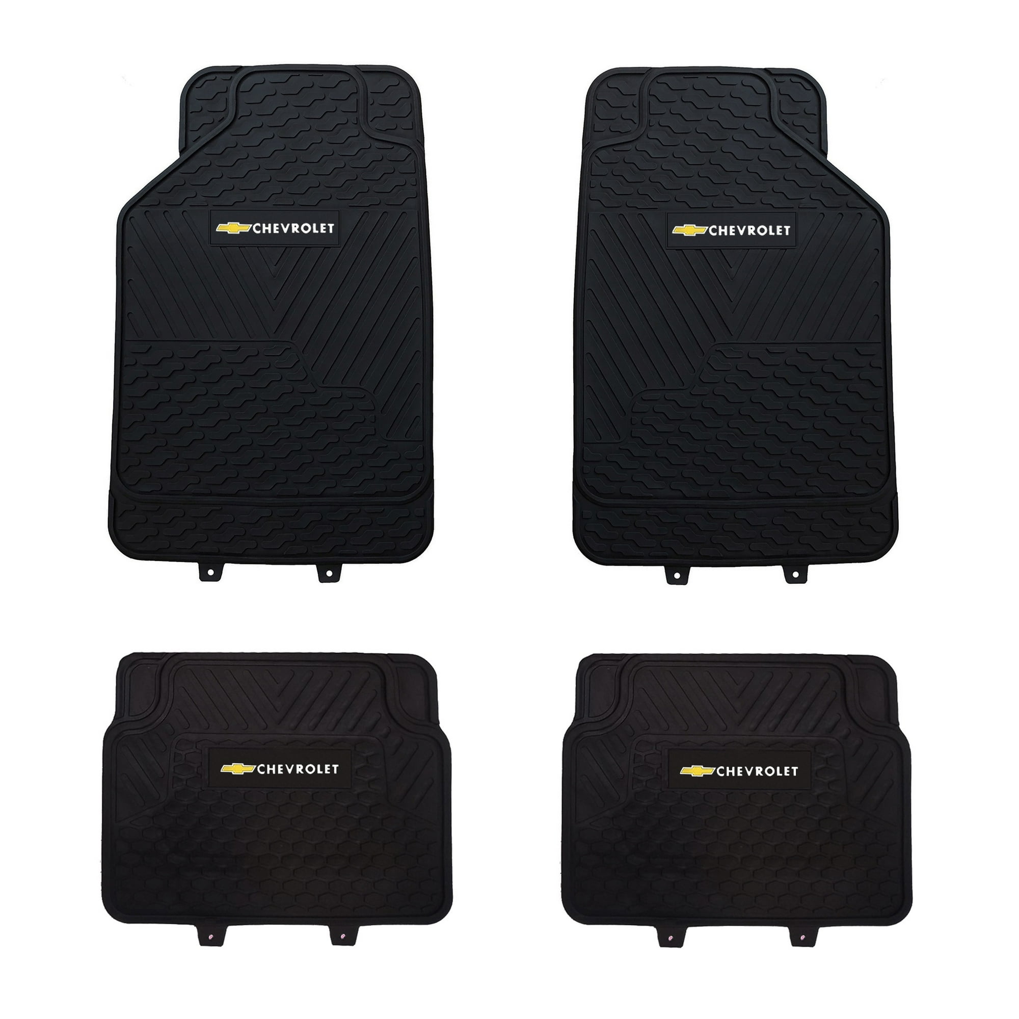 Jj Group - Pisos De Goma Marca Chevrolet Para Vehiculos 4 Piezas