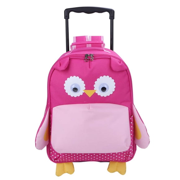 Equipaje yodo Zoo, maleta de 3 vías para niños o mochilas para niños pequeños, diseño de búho