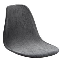 Magideal - Funda Para Silla Sin Reposabrazos De Color Sólido, Funda Protectora Para Silla Lavable Extraíble De Poliéster Suave Para Conferencias. Funda Para Gris Oscuro