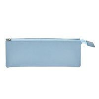 Ioensy - Estuche Cosmético De Pu Estuche Para Lápices Bolso Pequeño Simple Cómodo Tamaño 20X7X5Cm Azul