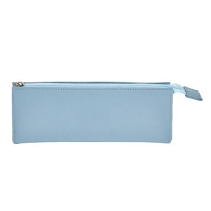 Ioensy - Estuche Cosmético De Pu Estuche Para Lápices Bolso Pequeño Simple Cómodo Tamaño 20X7X5Cm Azul