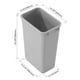 thumbnail image 2 of Contenedor de basura Dowell, 50 cuartos de galón/47 L, plástico, apilable, gris, paquete de 2, 2 of 7