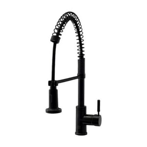 Alday - Grifo Monomando Para Cocina Profesional Negro Mate